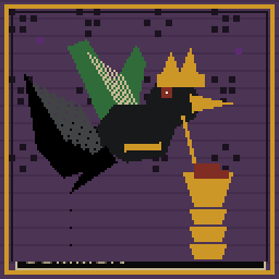 Cash Delivery Bird pixel art