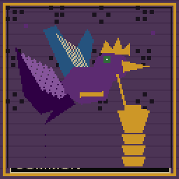 Cash Delivery Bird pixel art